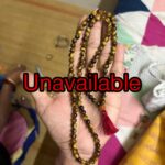 Tiger eye panchamukhi rudhraksha Mala