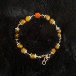 Tiger Eye Silver Caped