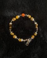Tiger Eye Silver Caped