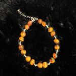 Plain silver Tiger eye