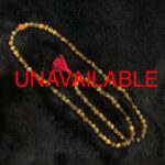 Tiger eye tri rudhraksha Mala