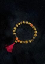 Tiger eye Tri Rudhraksh - Image 2